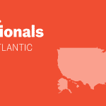 Inc. Regionals Mid-Atlantic Award Announcement for 2023. Map of U.S. highlighting the Mid-Atlantic Region.